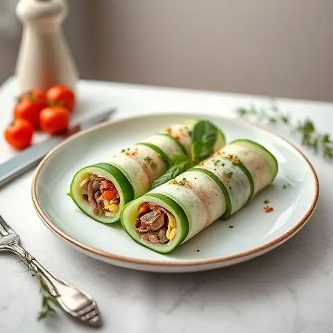 Sardine Cucumber Roll-Ups