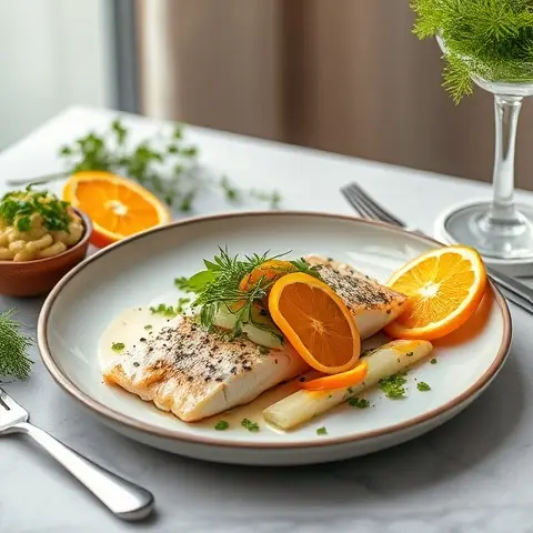 Citrus-Herb Trout with Fennel and Orange