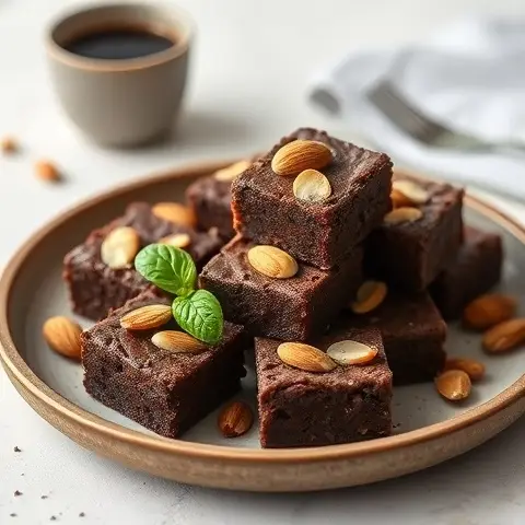 Espresso-Almond Keto Brownie Bites