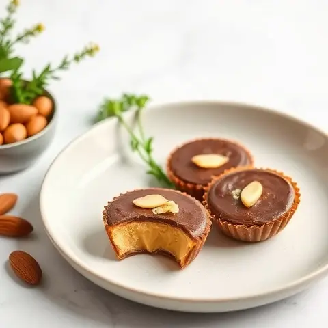 Sugar-Free Toasted Almond Butter Cups