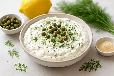 Tangy Caper-Cream Cheese Dill Dip