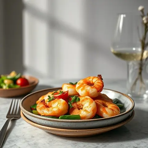 Sesame-Free Ginger Veggie Stir-Fry with Shrimp