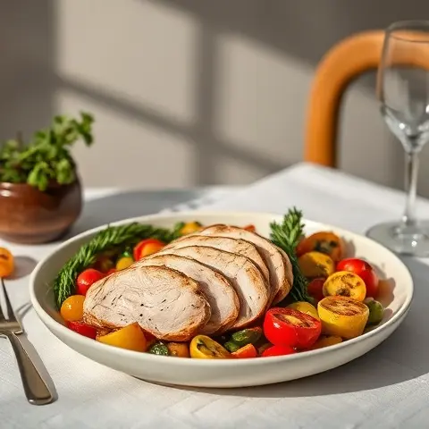 Provençal Herb Turkey with Ratatouille