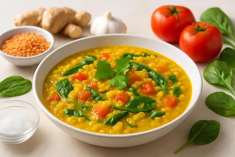 Golden Turmeric & Lentil Detox Dal