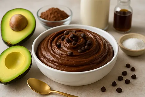 Decadent Dark Chocolate Avocado Mousse