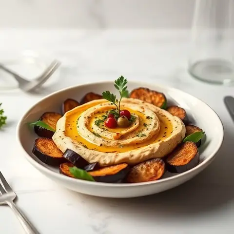 Smoky Eggplant Baba Ganoush - A Nutritious Low-Carb Dip