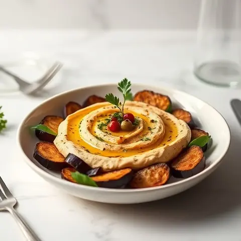 Smoky Eggplant Baba Ganoush - A Nutritious Low-Carb Dip