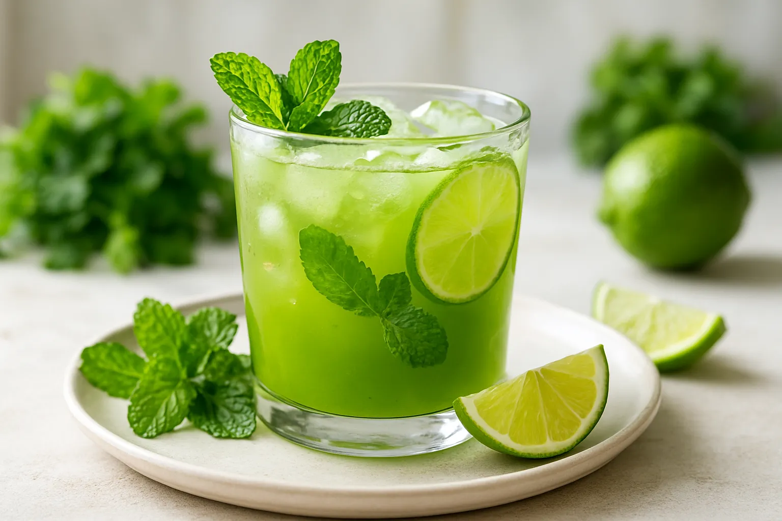 Mint-Cilantro Lime Cooler