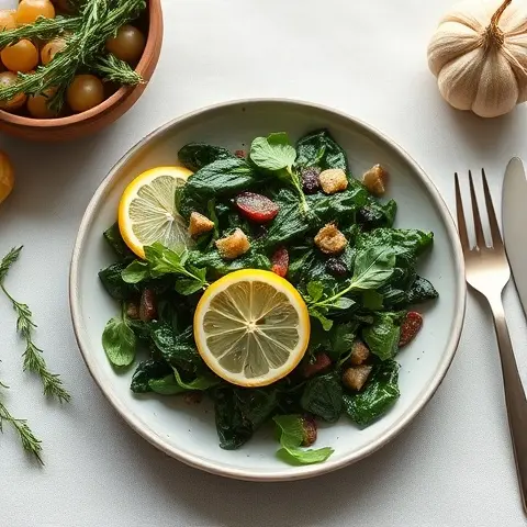 Braised Swiss Chard with Garlic and Lemon