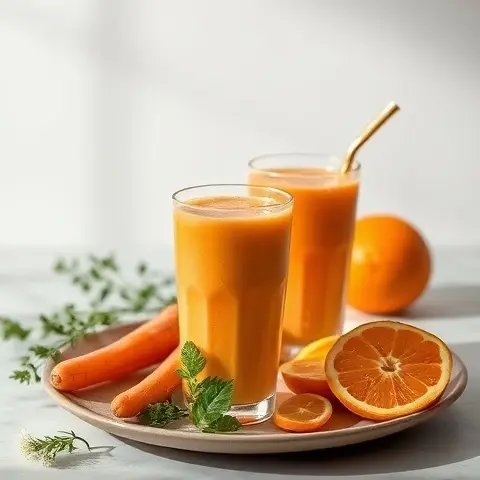 Carrot Orange Beta Carotene Glow Smoothie