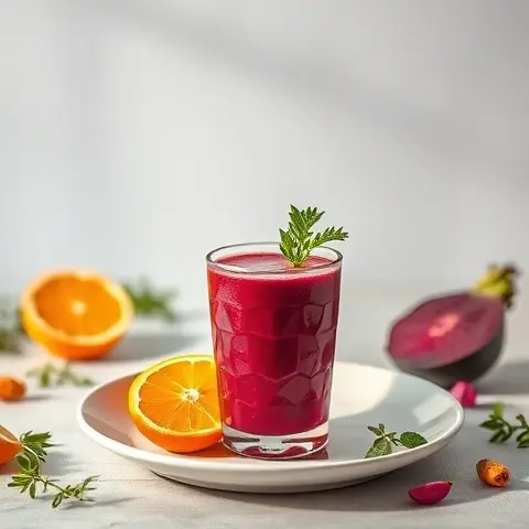Beet Orange Cycle Support Smoothie
