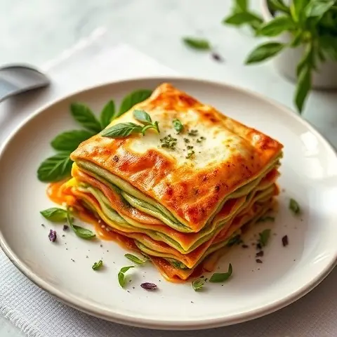 Keto Zucchini Lasagna with Almond Ricotta