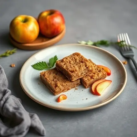 Healthy 13 Apple Oat Crumble Bars