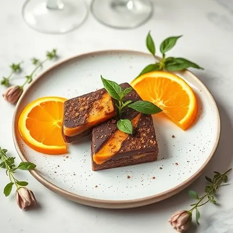 Nutritious Orange-Cacao Energy Slices