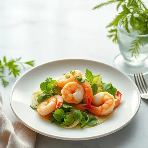 Cilantro-Lime Shrimp & Jicama Salad