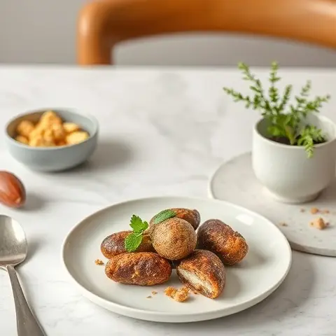 Nutritious Tahini-Date Bites for Postpartum Wellness