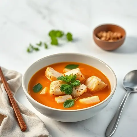 Thai Coconut Chicken Soup (No Noodles, No Sugar)