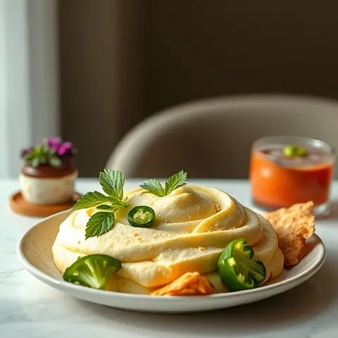 Spicy Jalapeño-Cauliflower Mousse