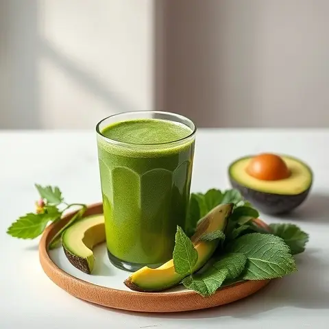 Spinach-Avocado Cardio Green Smoothie