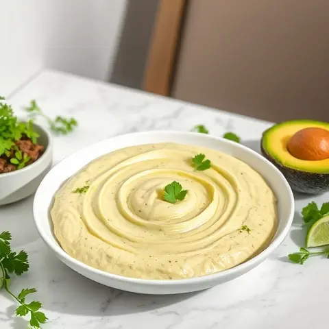 Creamy Avocado-Cilantro Lime Dip