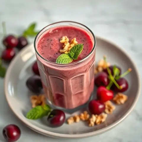 Walnut Cherry Recovery Smoothie