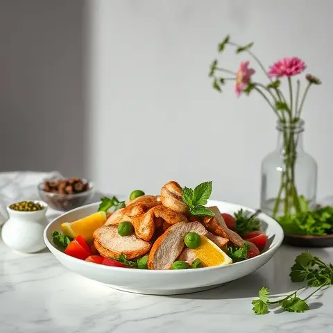Vietnamese Collagen Chicken Salad with Fresh Herbs