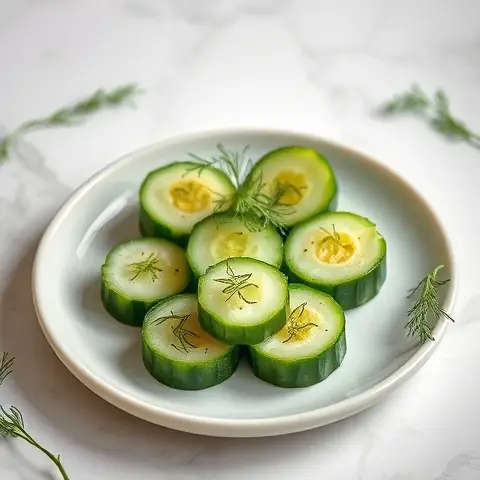 Cucumber Avocado Bites with Dill
