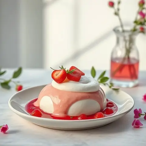 Keto-Friendly Rosewater Cream Delight