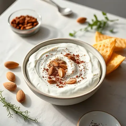 Almond-Feta Yogurt Dip with Za’atar