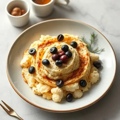 Cauliflower and Olive Tapenade Mash