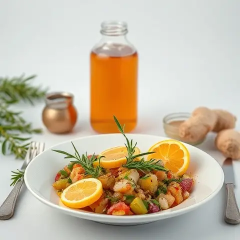 Rosemary-Ginger Kombucha-style Ferment