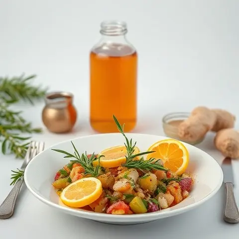 Rosemary-Ginger Kombucha-style Ferment