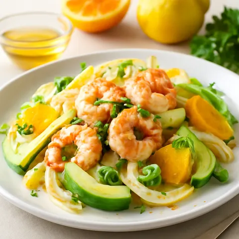 Fennel-Citrus Prawn & Avocado Salad