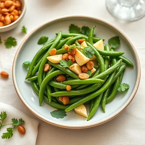 Warm Green Bean and Parsley Salad