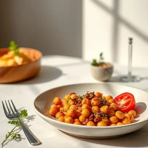 Roasted Chickpea Crunch with Smoked Paprika: A Nutrient-Packed Snack