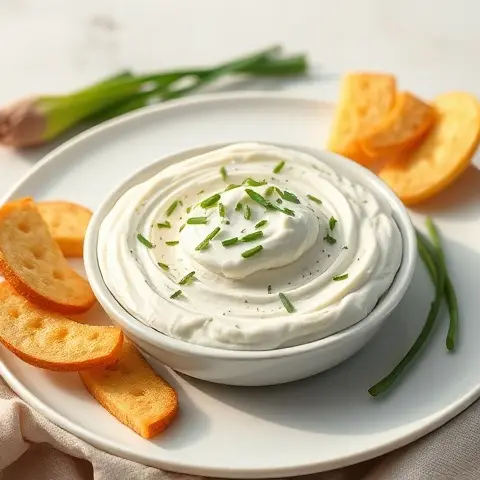 Creamy Horseradish and Chive Greek Yogurt Dip