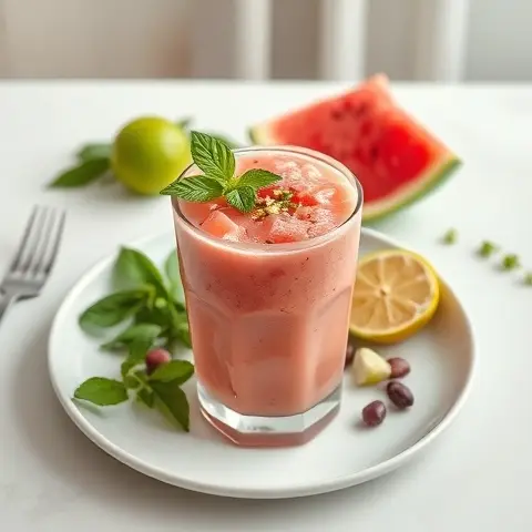 Watermelon Lime Hydration Charge Smoothie