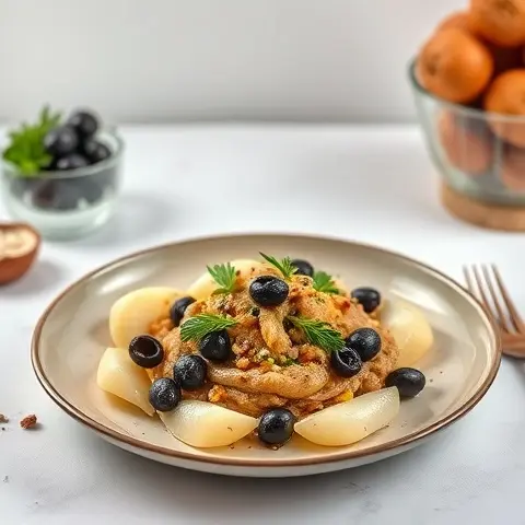Roasted Turnip & Olive Tapenade