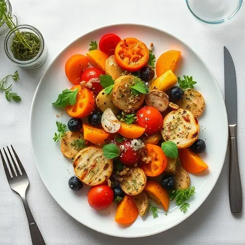 Grilled Vegetable & White Bean-Free Antipasto