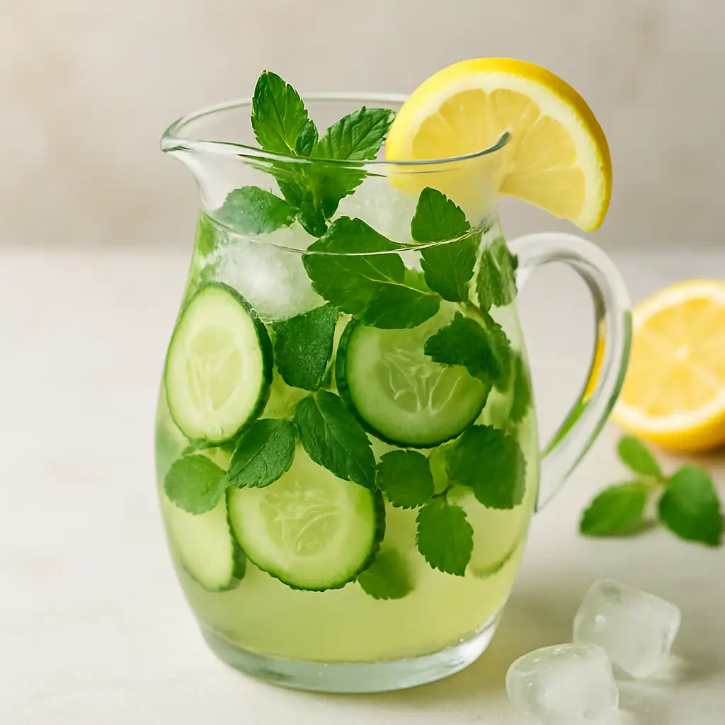 Refreshing Cucumber-Apple Cider Vinegar Tonic
