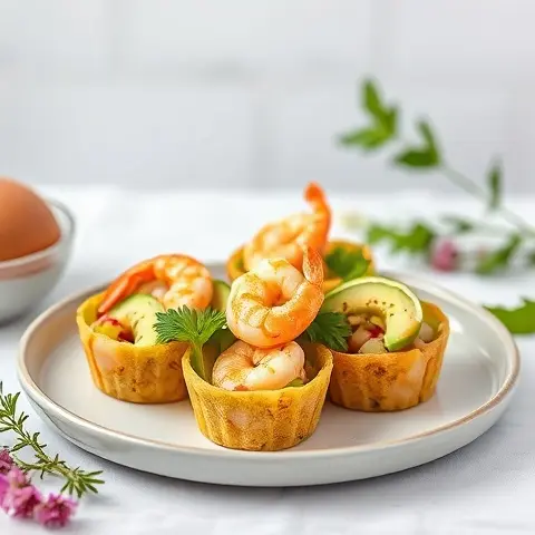 Shrimp Avocado Ceviche Cups