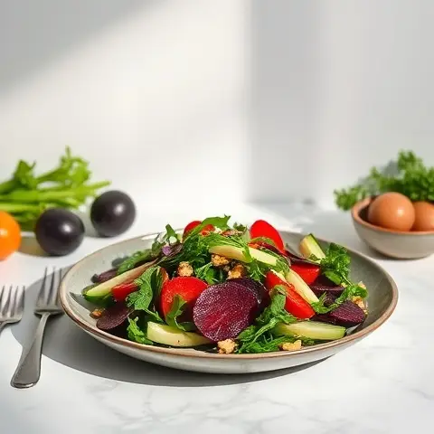 Beetroot, Arugula & Fennel Cleansing Salad
