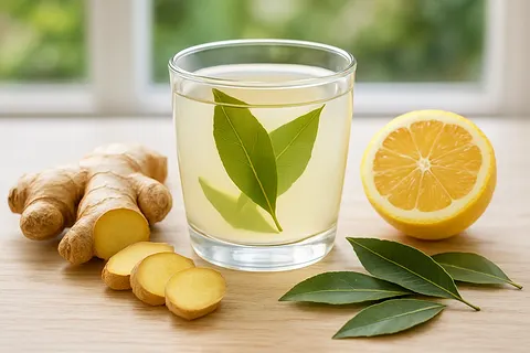 Ginger-Bay Leaf Herbal Water