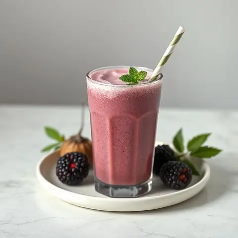 Collagen Blackberry-Coconut Shake