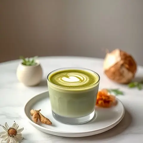 Matcha, Coconut & Ginger Latte
