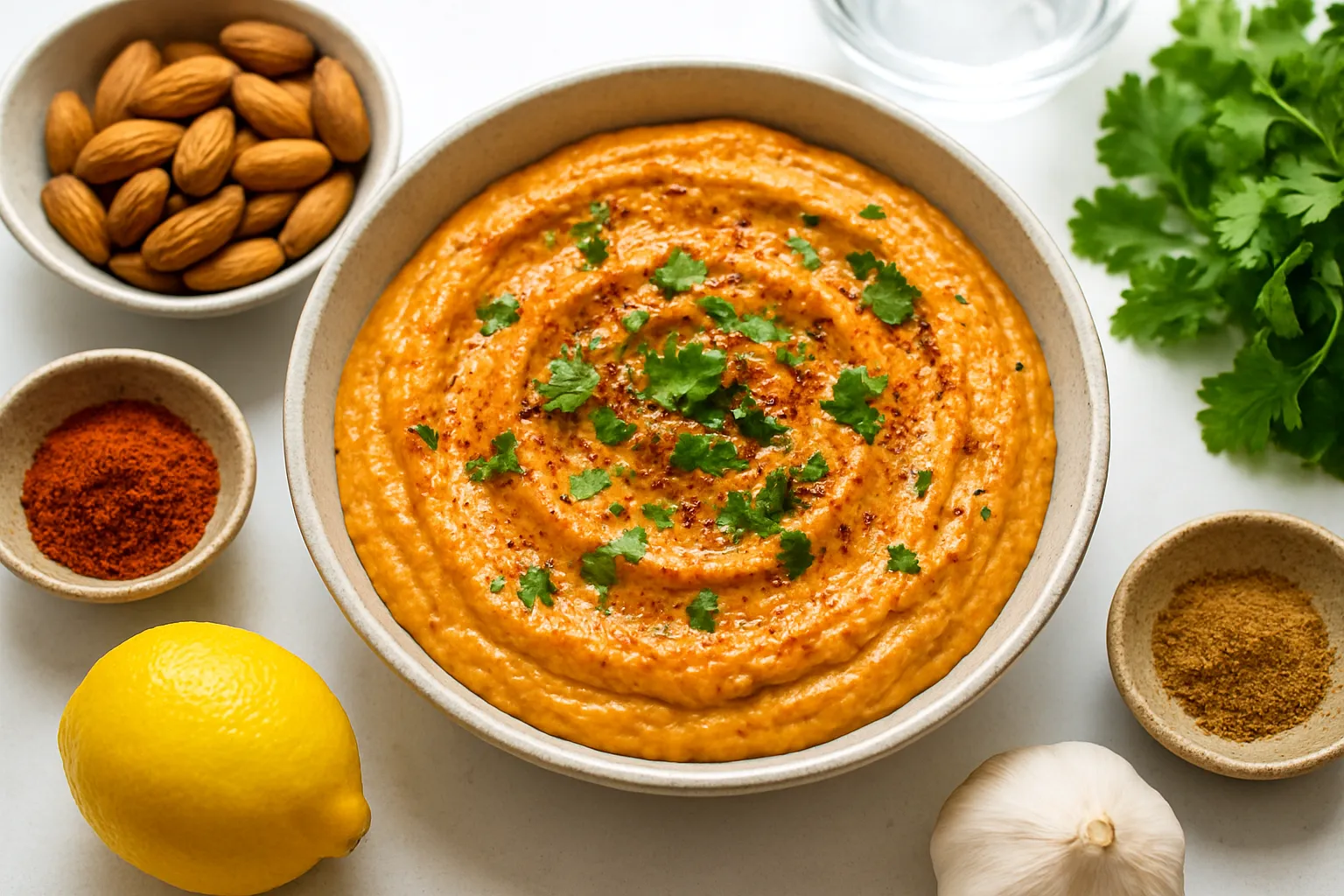 Smoky Chipotle Almond Cream Dip