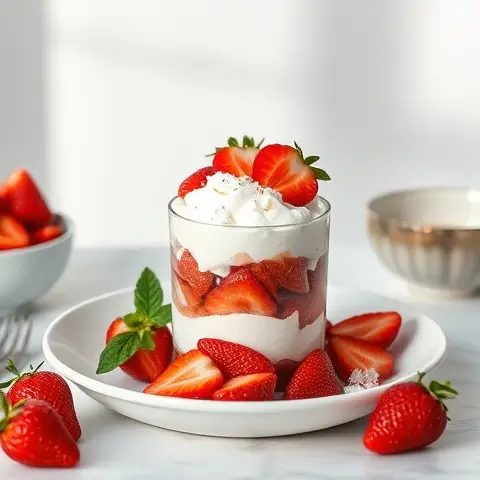 Strawberry Greek Yogurt Parfait