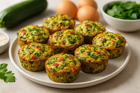 Zucchini Frittata Muffins