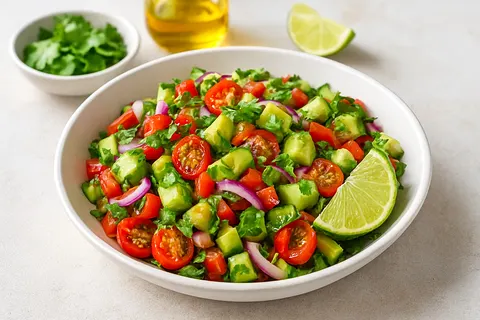 Charred Corn-Free Mexican Street Salad with Avocado