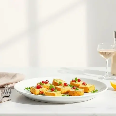 Pan-Seared Halloumi-Style (Plant) with Lemon & Aleppo Pepper